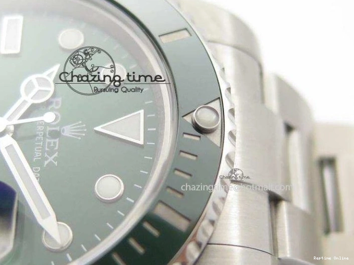 0417 TopPick Submariner 116610 LV Green Ceramic JF 1:1 Best Edition On SS Bracelet SA3135 V 3974